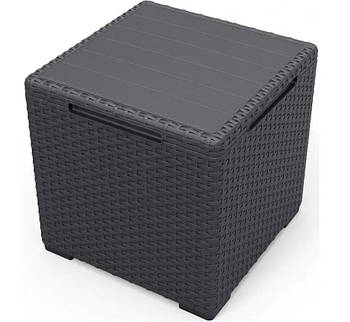 Садовий ящик-стіл Keter Vigo storage box 254958 графіт