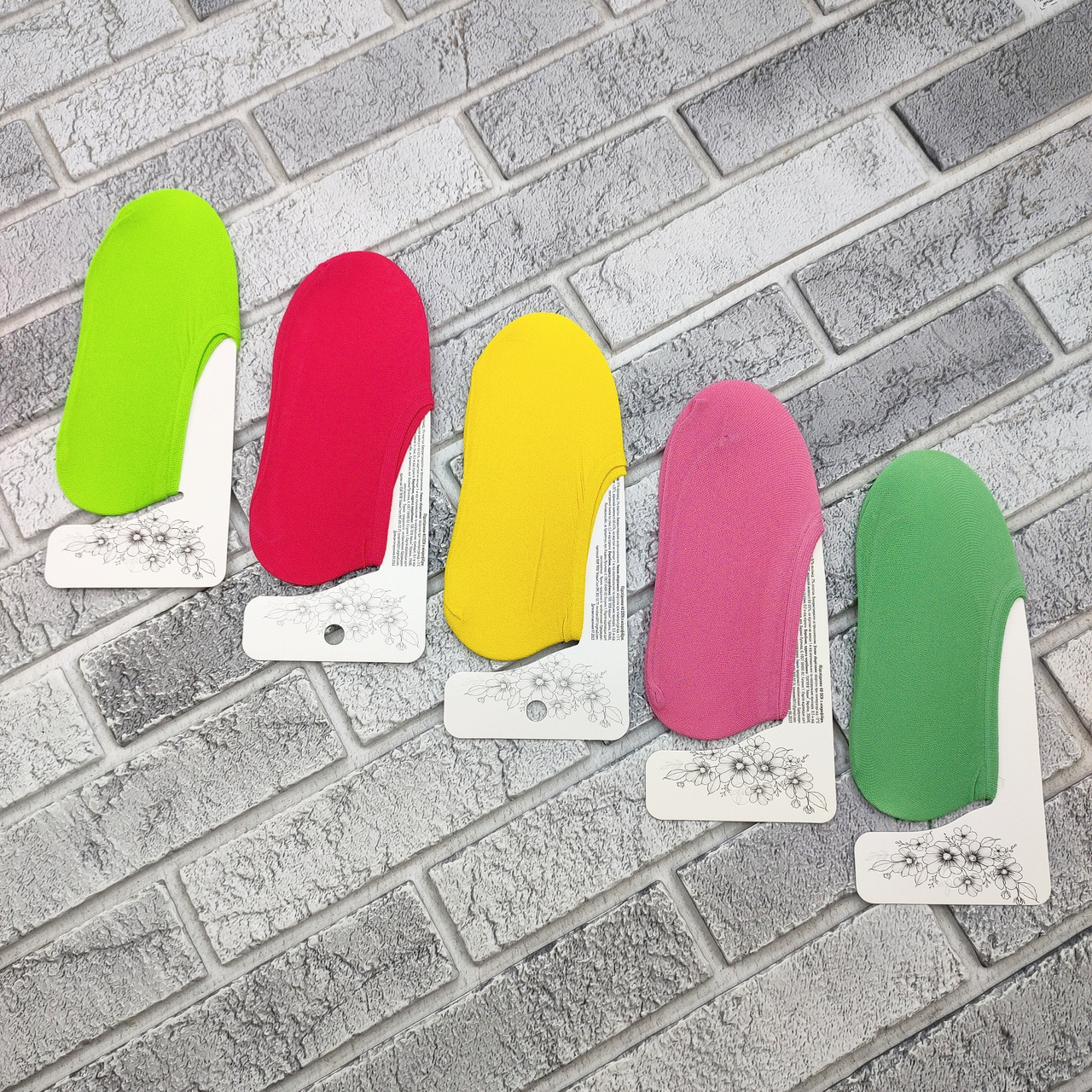 Сліди жіночі капронові кольорові 40DEN в індивідуальній упаковці 20021474, фото 1