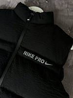 Жилетка Nike Чоловіча жилетка nike pro чорна Жилетки найк Безрукавка nike Жилетка Nike pro Жилет nike Жилет XL