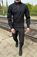 Тактический костюм Кайман черный рипстоп Мужской робочий комплект штаны убакс черный