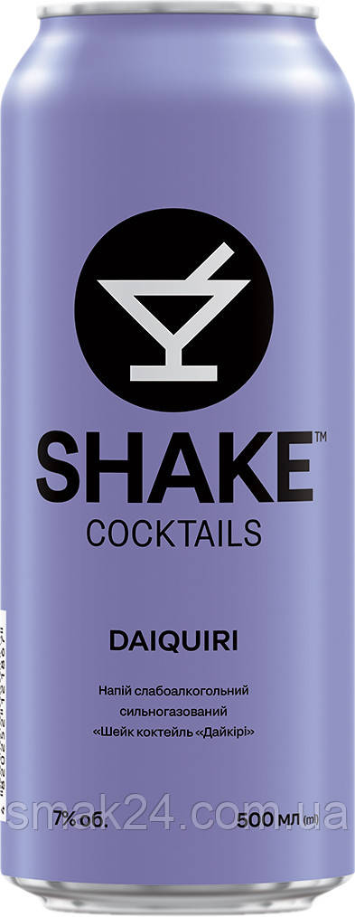 Напій слабоалкогольний Shake Cocktails Daiquiri 7% 500 мл Україна