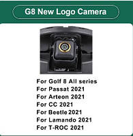 Камера заднього виду GreenYi VW Golf Polo CC Beetle Magotan B6 B7L B8 EOS T-roc Passat G8 new logo CCD720x480P-155Deg AHD1080P-175град