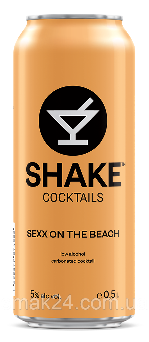 Напій слабоалкогольний Shake Cocktails Sexx on the beach 7% 500 мл Україна