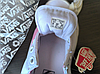 ЗНИЖКА Білі тканинні кеди VANS white/Pink з рожевою смугою жіночі текстильні весна- літо, фото 8