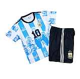 Дитяча футбольна форма Аргентина Месі сезон 23-24 роки, фото 3