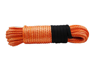 Кевларовий трос 6мм 15м для лебідки 3500-4500 lbs колір оранжевий LIS-6-9999
