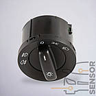 Перемикач світла фар Volkswagen тонкий перемикач головного світла машини Чорний, фото 4