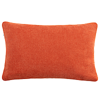 Интерьерная подушка на диван 40х60 оранжевая