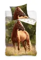 Лошадь, комплект постельного белья из 2 предметов, 140х200 см (7288784)