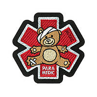 M-Tac нашивка Paramedic Медвідь (вышивка) Bronze/Black