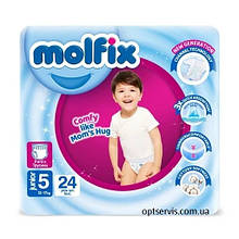 Підгузки-трусики Molfix Pants 5 Junior (12 - 17 кг) 24 шт