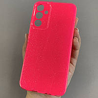 Чехол для Samsung Galaxy A15 (A155F) силиконовый чехол с блесточками на телефон самсунг а15 розовый яркий l4u