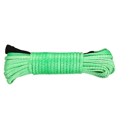 Кевларовий трос 6мм 15м для лебідки 3500-4500 lbs колір зелений LIS-6-3333