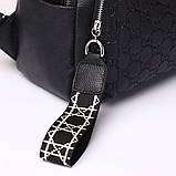 Рюкзак жіночий шкіряний міський стильний. Рюкзак із натуральної шкіри Чорний, фото 10