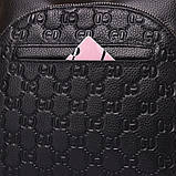 Рюкзак жіночий шкіряний міський стильний. Рюкзак із натуральної шкіри Чорний, фото 9
