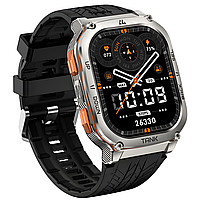 Смарт годинник водонепроникний вологозахищений smart watch з компасом ударостійкий Kospet Tank M3 Ultra