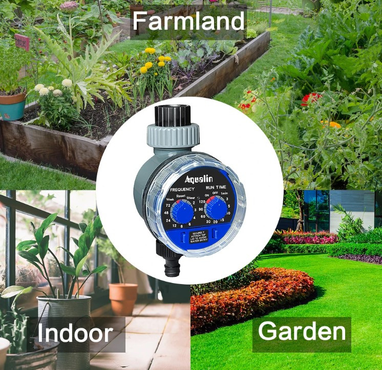 Таймер поливу для самопливних систем автоматичний полив городу Aqualin YL21025A, фото 1