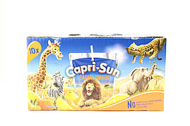 Сік мультифруктовий із трубочкою Capri-Sun Safari Fruits (коробка 10шт*200ml) (Німеччина)