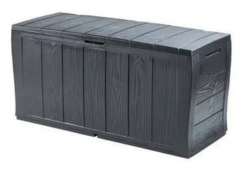 Садова скриня Keter Sherwood Storage Box 270L ящик для саду для зберігання 230415 антрацит