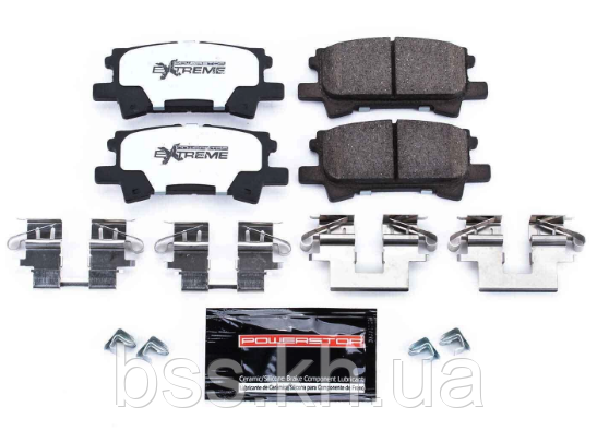 Колодки гальмівні задні карбоно-кераміка Powerstop для LEXUS RX350, RX-350