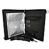 Папка з кільцями для документів, колір чорний, натуральна шкіра, фото 3