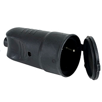 Гніздо із заземленням (Каучук) DE-PA