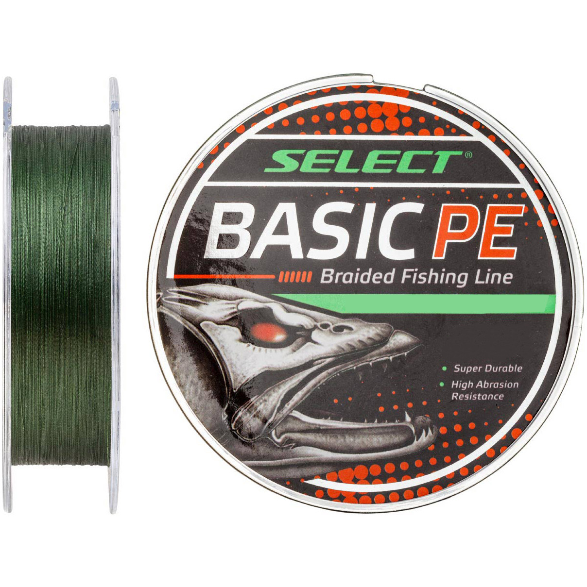 Шнур Select Basic PE 150m (темно-зелений) 0.26mm 45lb/20.8kg, фото 1