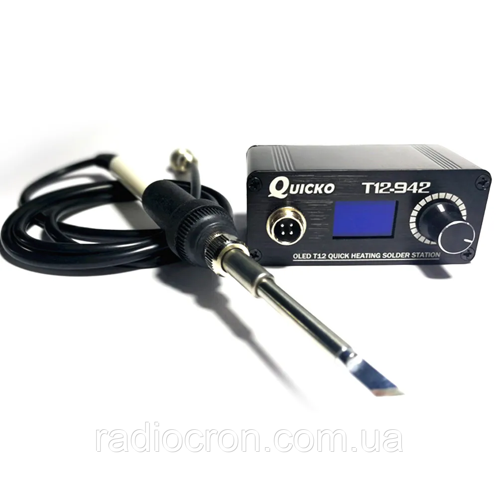 Паяльна станція Hakko T12-942 MINI, STM32, OLED, 24В, 72Вт