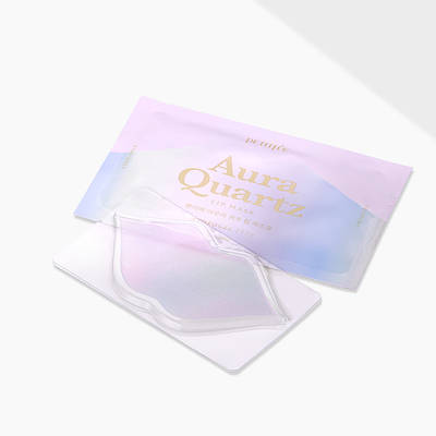 Зволожувальна гідрогелева маска для губ з екстрактом перлів PETITFEE Aura Quartz Lip Mask Hydrogel Type 6.4g