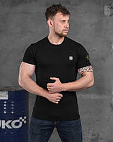 Футболка Stone Island black mini logo ВТ6841