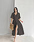 Плаття міді на захід з об'ємними рукавами ліхтариками до ліктя (р. 42-48), фото 4