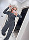 Жіночий костюм із двонитки зі штанами джогерами та топом трансформером (р. S,M, L), фото 4