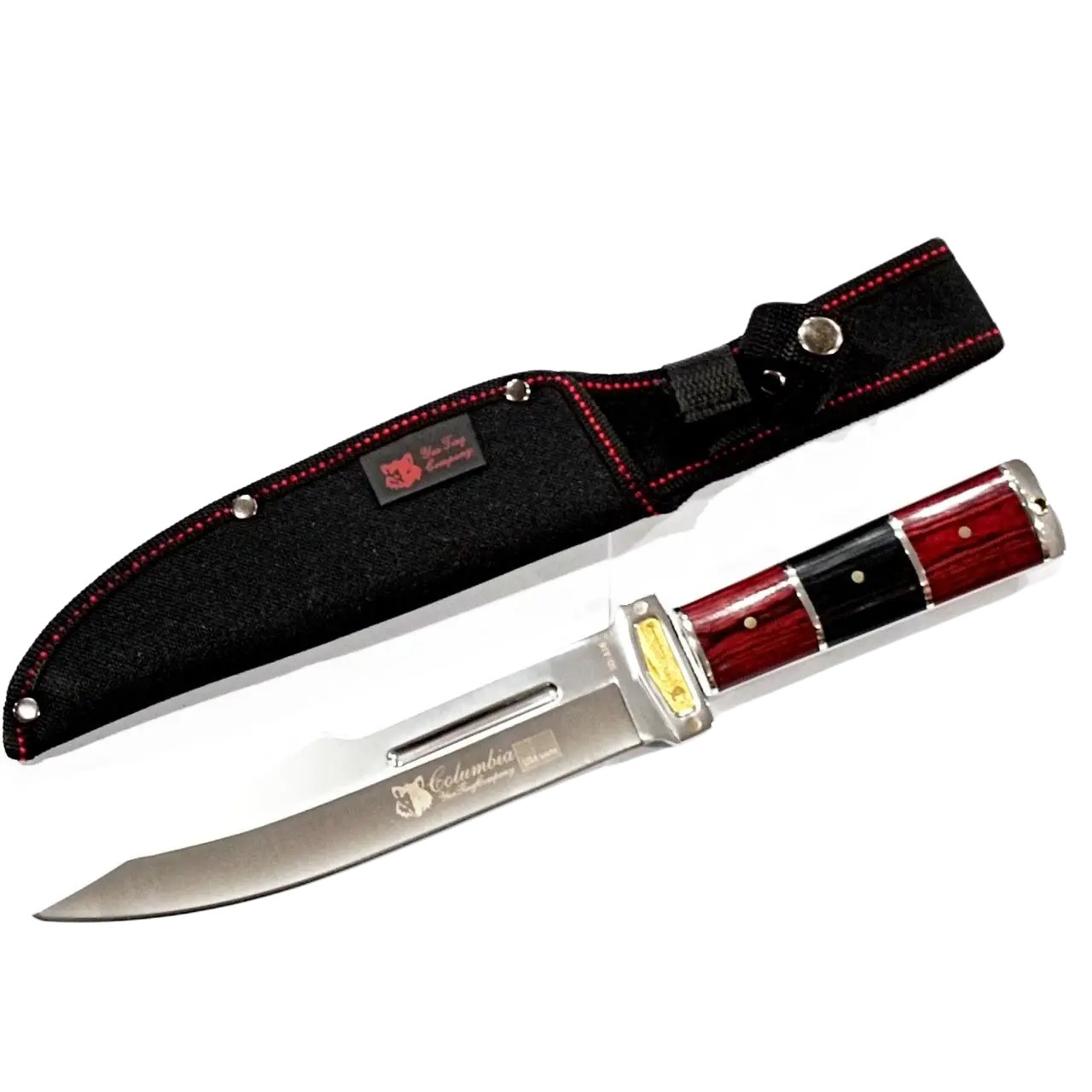 Мисливський ніж Columbia A16 із Чохлом 30см Brown (7_00111)