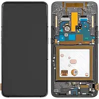 Дисплей для Samsung A805/A80 2019 (GH82-20348A) модуль (экран,сенсор) с рамкой, сервисный оригинал, Черный