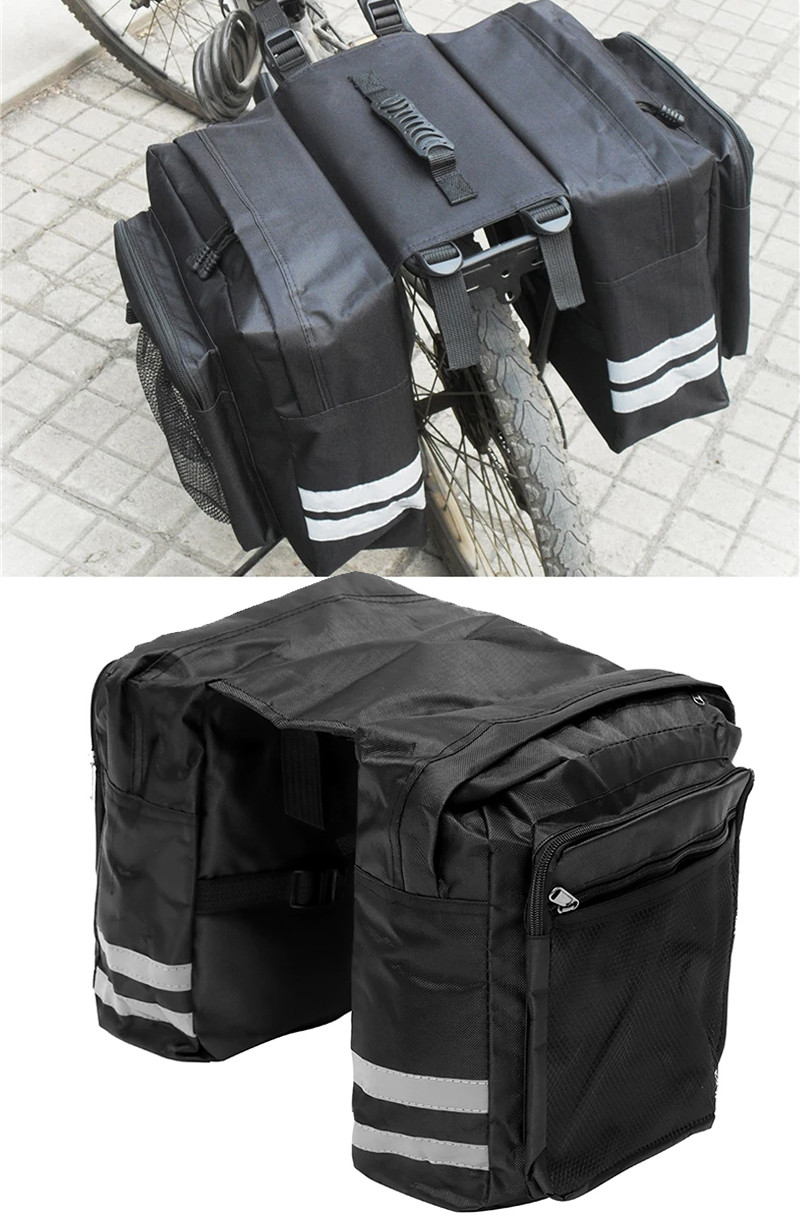 Велосипедна сумка на багажник 30 л KLERICER JH-10 Black, фото 1