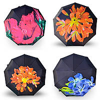 Зонт женский автомат RAIN FLOWERS "цветок" #01020