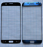 Стекло дисплея Samsung Galaxy S7 Edge G935F синее
