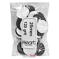 Сменные файлы для педикюрного диска Heart Germany L 25 мм 120 грит (50 штук)