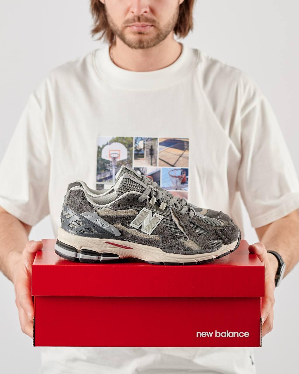 Чоловічі кросівки New Balance 1906D Protection Grey Beige (Сірі) Взуття Нью Беланс 1906 замш сітка демісезон В'єтнам, фото 1