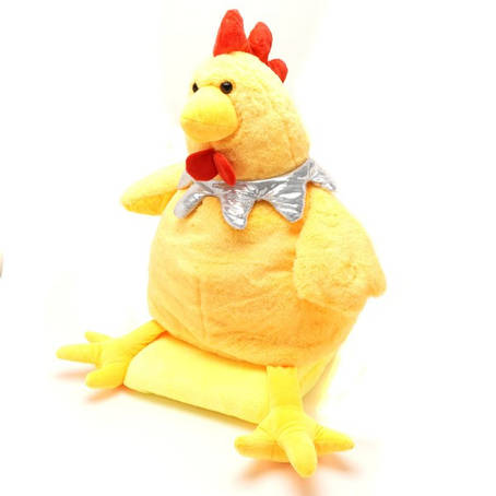 Іграшка-плед Півень 3в1 (28614) жовтий (45 см), фото 2