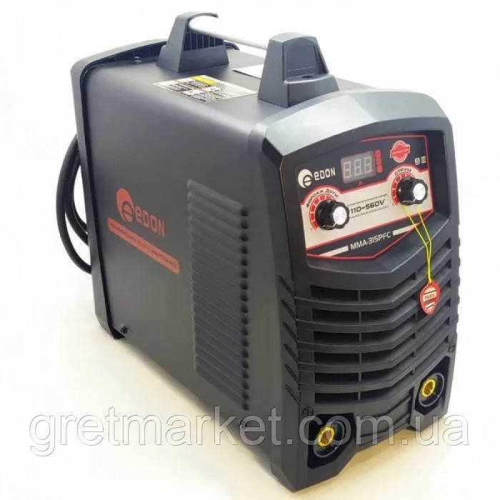Зварювальний інвертор Edon MMA-315PFC (220V / 380V), фото 1