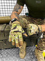 Тактичні рукавички мультикам, Військові штурмові рукавички демісезонні