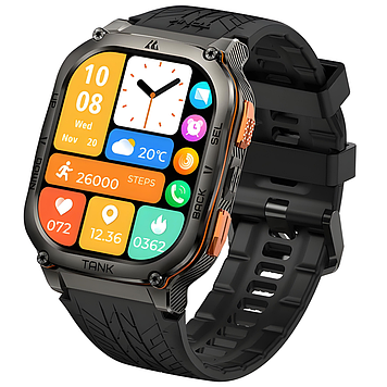 Смарт-годинник з підтримкою української мови з компасом смарт годинник з функцією дзвінків Smart Watch Kospet M3 Ultra