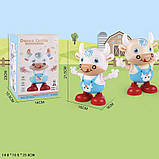 Корівка музична на батарейках танцює 0869A звук, рух, танці, р-р 21, 5*9*16, короб.23*10, 5*14см, фото 2