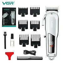 Комбо-набір VGR Professional & Hair Trimmer Skeleton Silver (V-278-SL+HT 7870S), фото 5