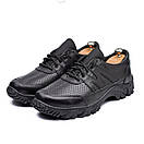 Тактичні літні кросівки з перфорованої гладкої шкіри Арт-304М чорні, фото 7