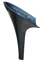 Каблук женский пластиковый 1198 р.1-3 Высота без набойки 9,7-10,3 см Черный