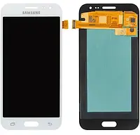 Дисплей Samsung J200/J2 2015 (GH97-17940A) модуль (екран,сенсор) сервісний оригінал, Білий