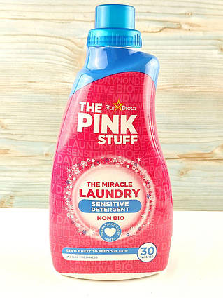 Гель для прання The Pink Stuff Sensitive Detergent Non Bio 960мл Велика Британія