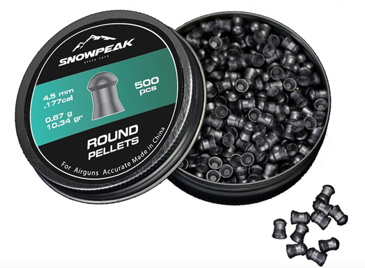 Пули Snow Peak Round Pellets 0,67 г (500 шт.)